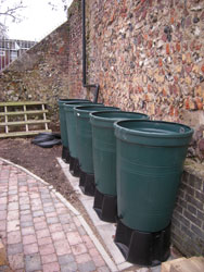 Grapes Hill Community Garden - Water tanks