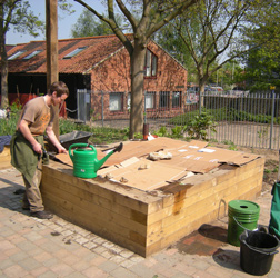 Preparing a deep bed for planting