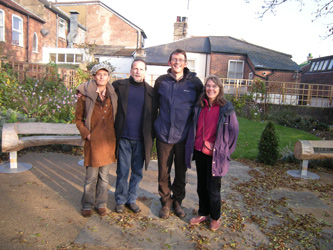 Rob Hopkins visits Grapes Hill Community Garden